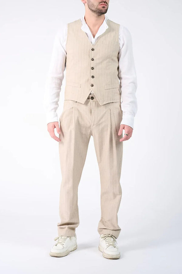 Men's Pinstripe Vest