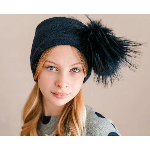 HEADBAND WITH LARGE POMPOM