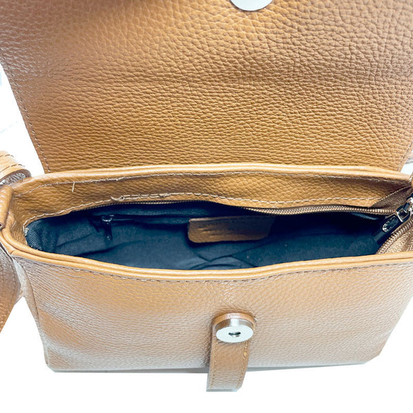 Borsa Clutch Piccola da Donna a Spalla in Pelle Dollaro - Saturnia K071.