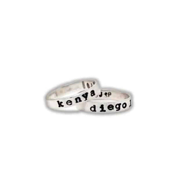 RING WITH A MODULAR MESSAGE