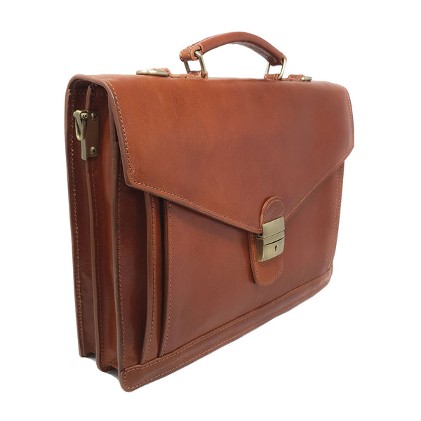 Borsa da lavoro Ventiquattrore Portadocumenti da Uomo Cartella in pelle - 39x28x9 Cm - G902