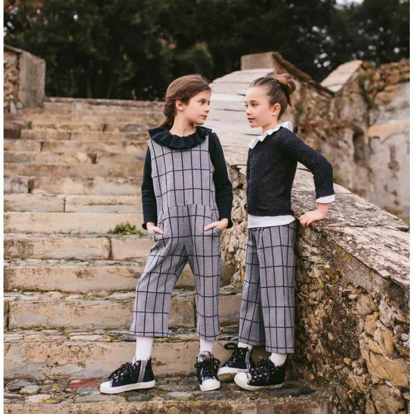 PANTALONE GAUCHO GRIGIO/NERO