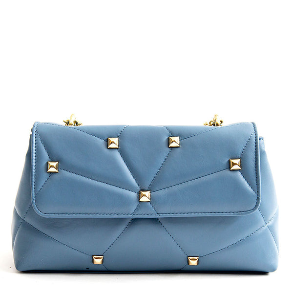 MUSA - quilted nappa leather bag with air force studs