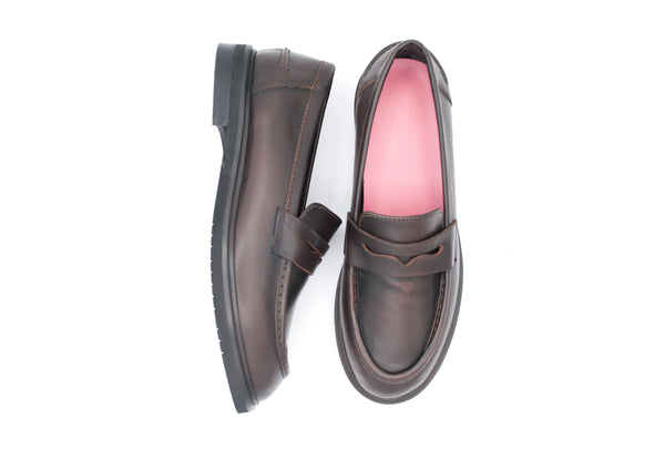 Linda Moccasin Dark Brown