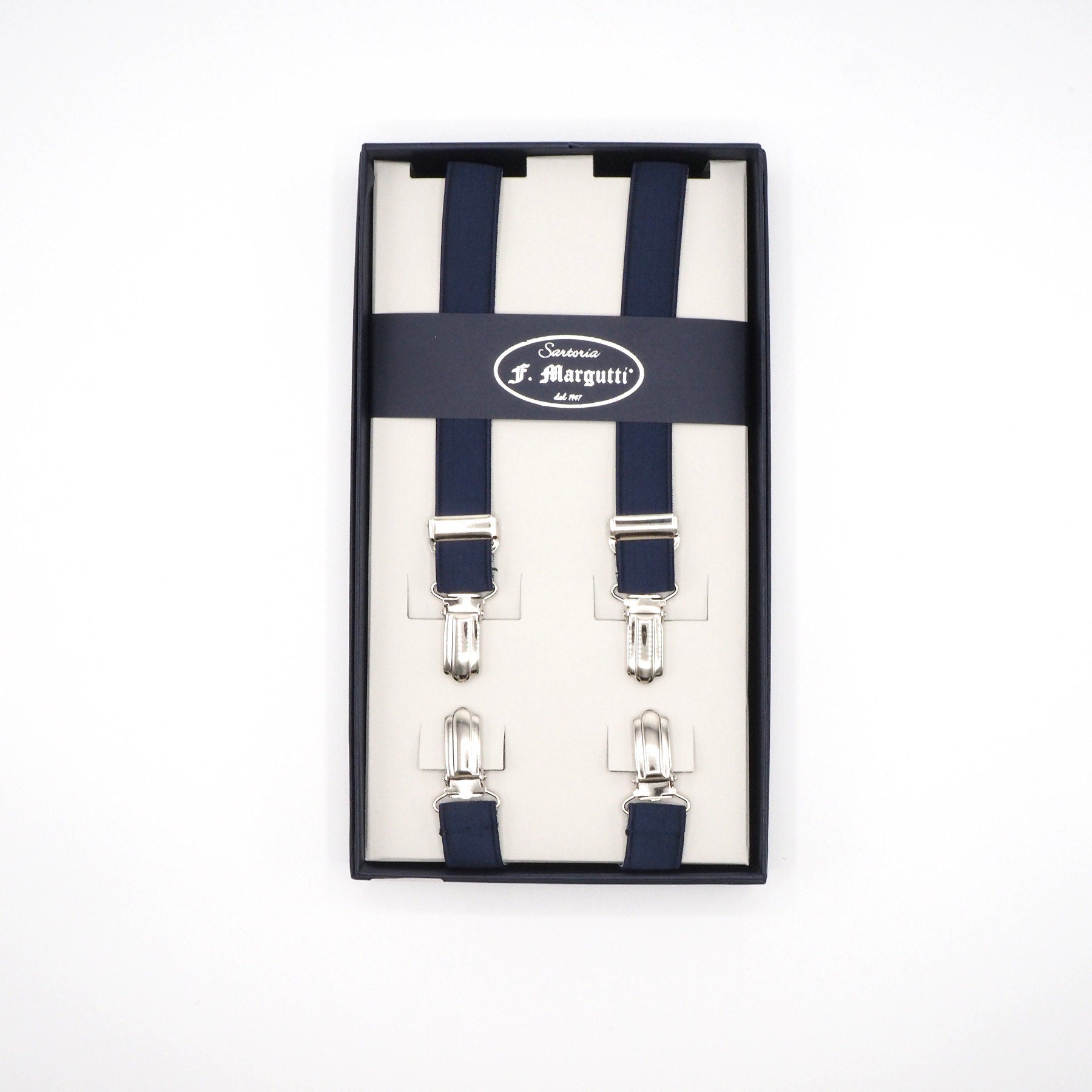 Thin blue elegant braces