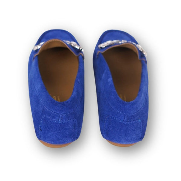 MastroDomenico Women's Handmade Moccasins - Lazurite