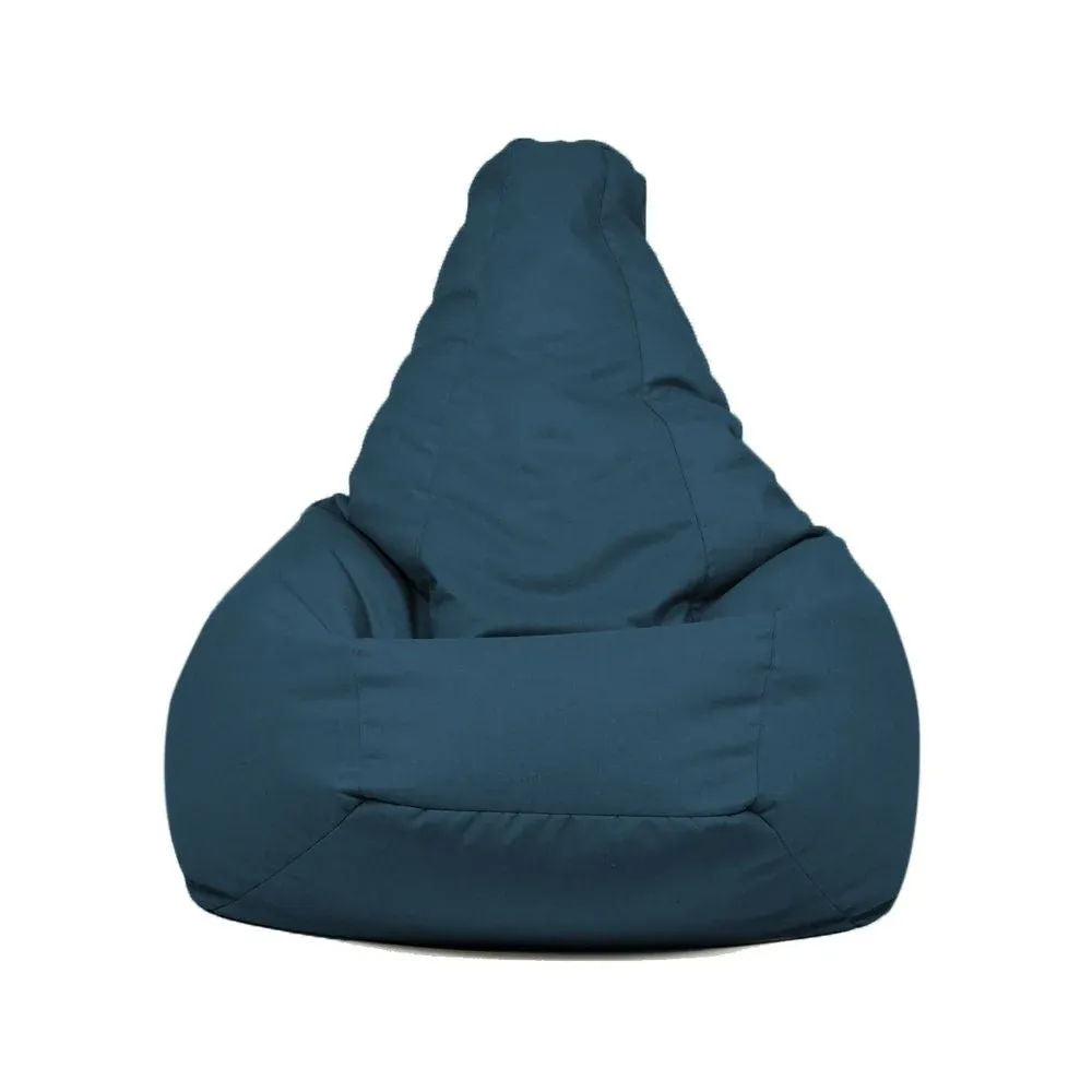 SESSANTOTTO 68, Pouf Bean Bag Chair in Cotton L Removable Cover