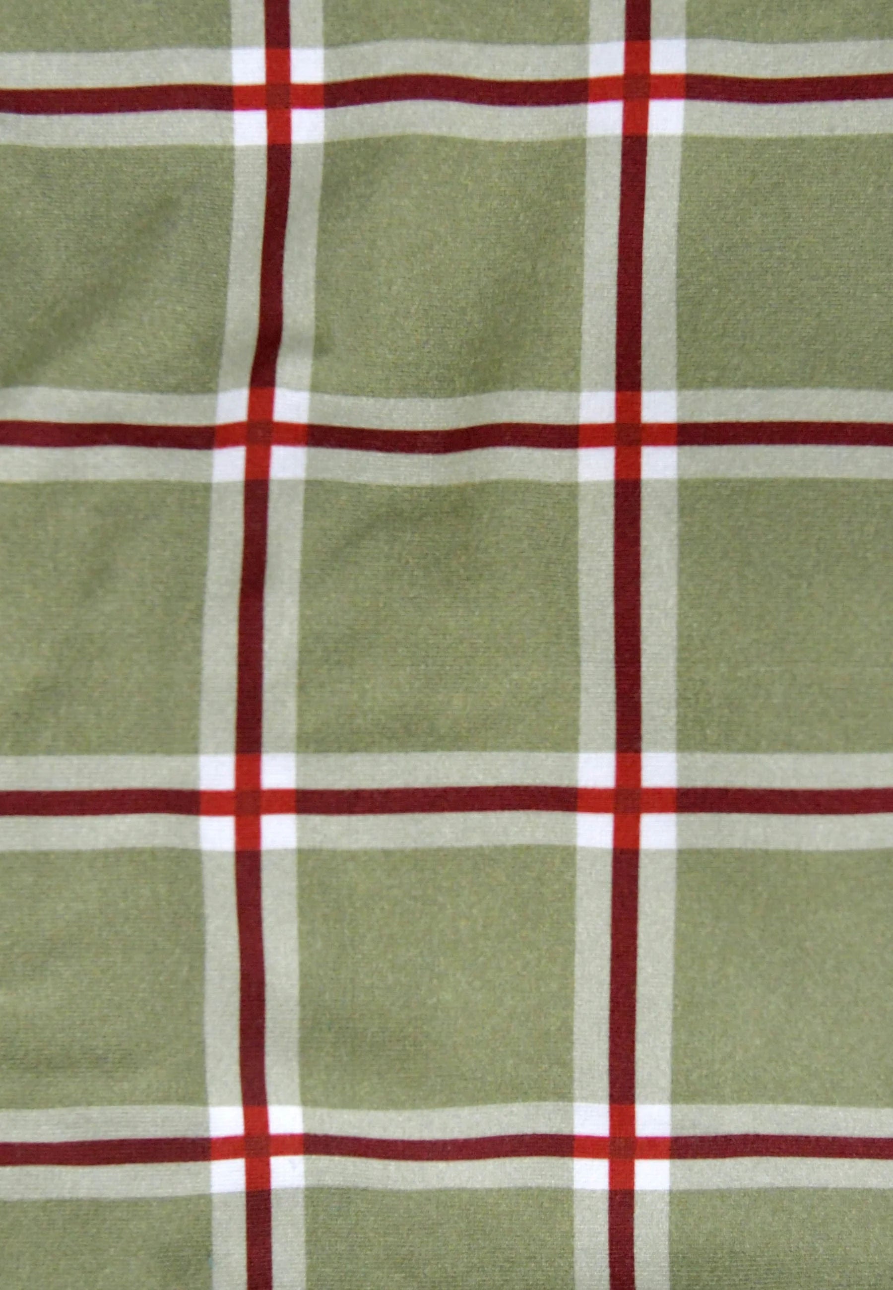 Pigiama due pezzi in bambù - Tartan Natale verde muschio - Palloncino blu