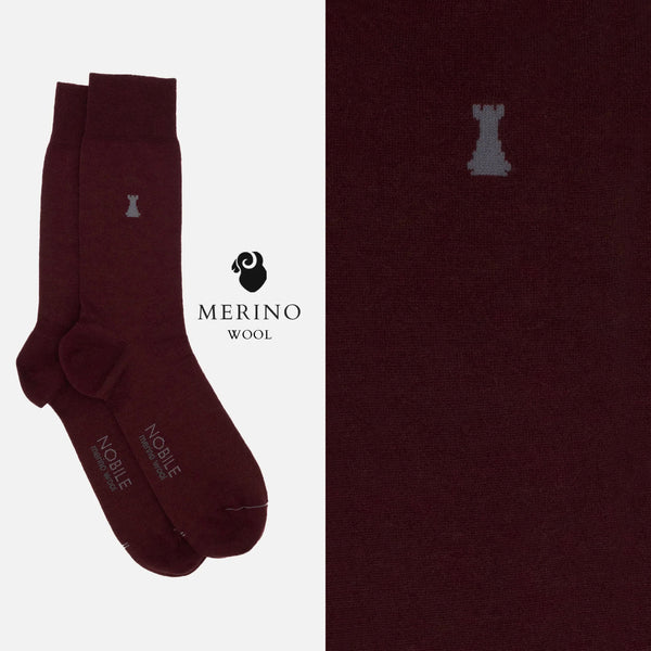 Vivaldi - Plain Merino Wool Short Sock