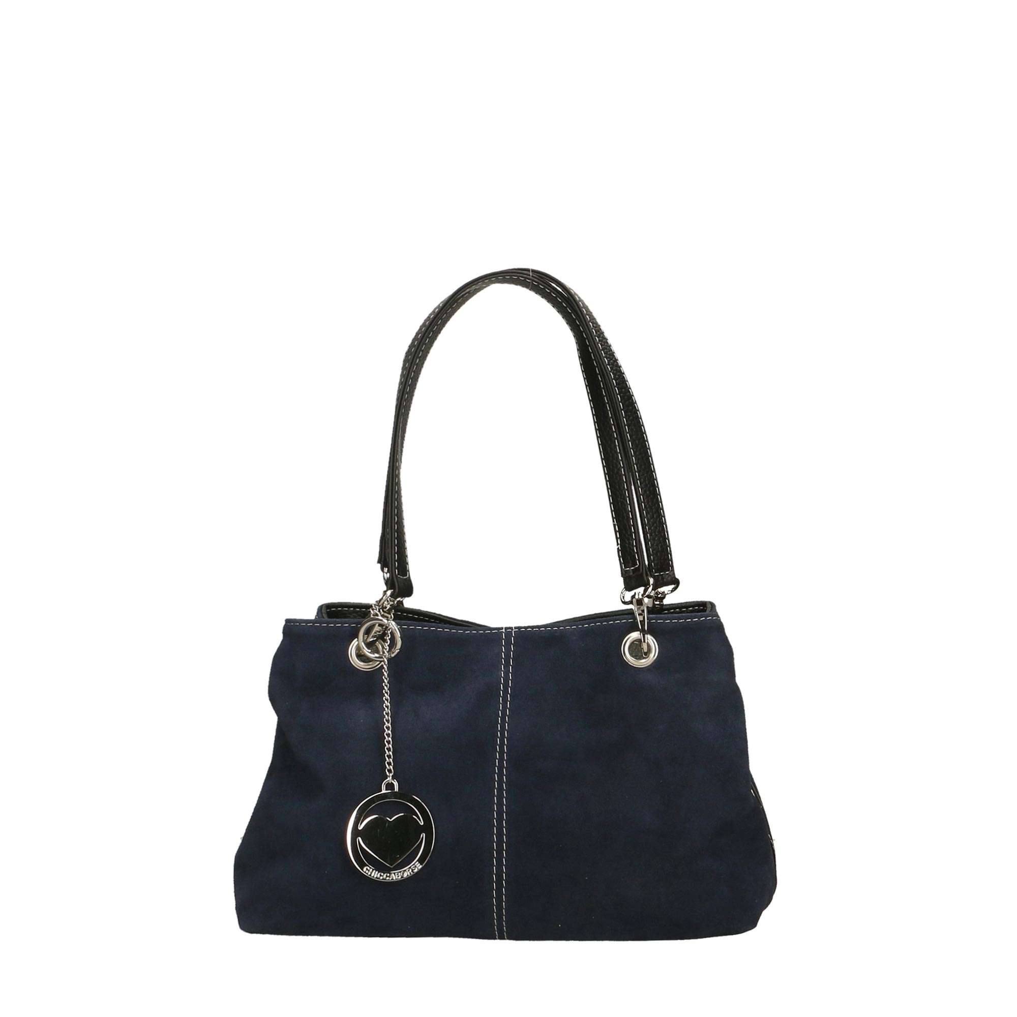 Women's Suede Handbag - 32x20x14 cm - 10028 