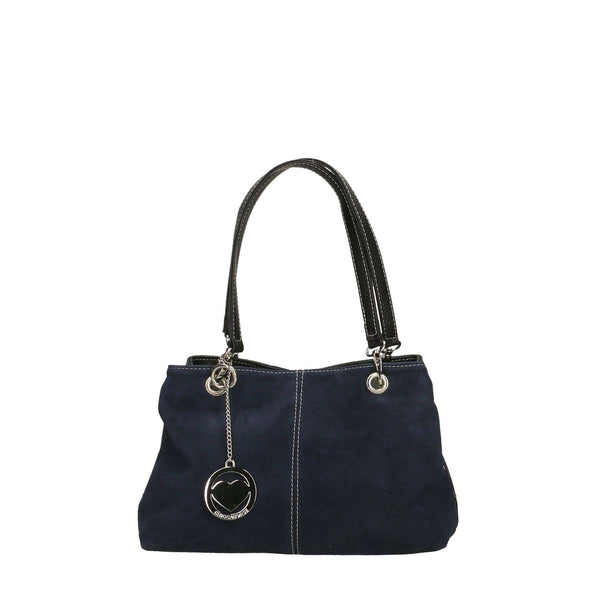 Women's Suede Handbag - 32x20x14 cm - 10028 
