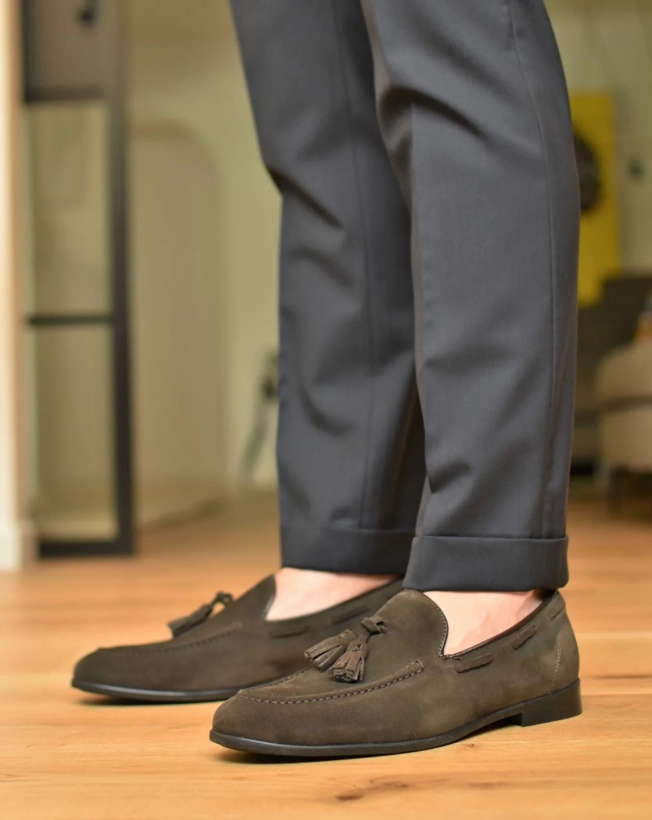 VOLCANO - Brown Suede