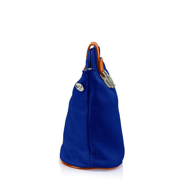 Borsa a Spalla da Donna in Vera Pelle. Made in Italy. 21x20x10 Cm - 3322.