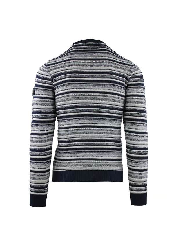 STRIPED CREW NECK