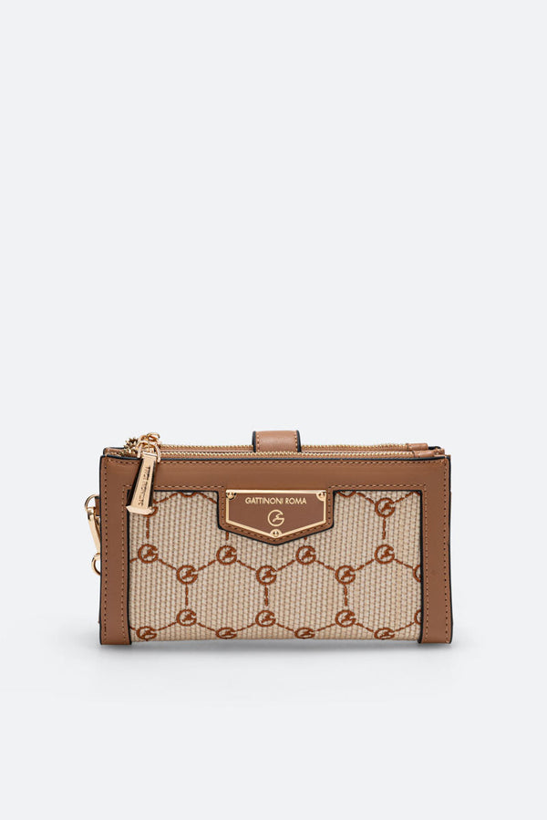 Portafogli Ada Straw Tan