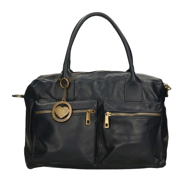 Large Handbag Travel Bag for Women in Leather - 36x26x15 cm - 6173 