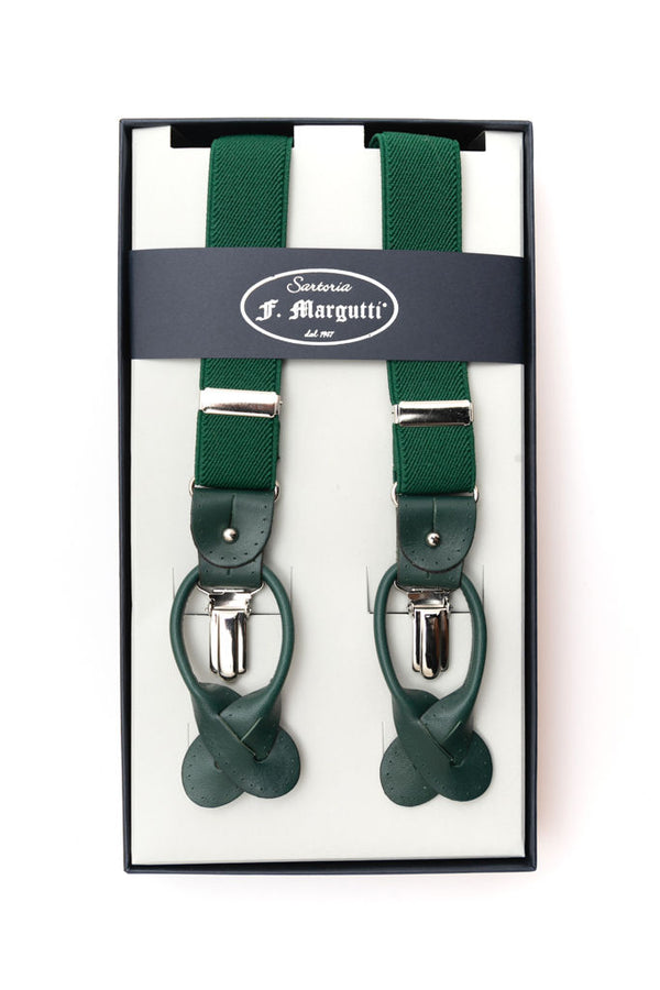 Dark green braces