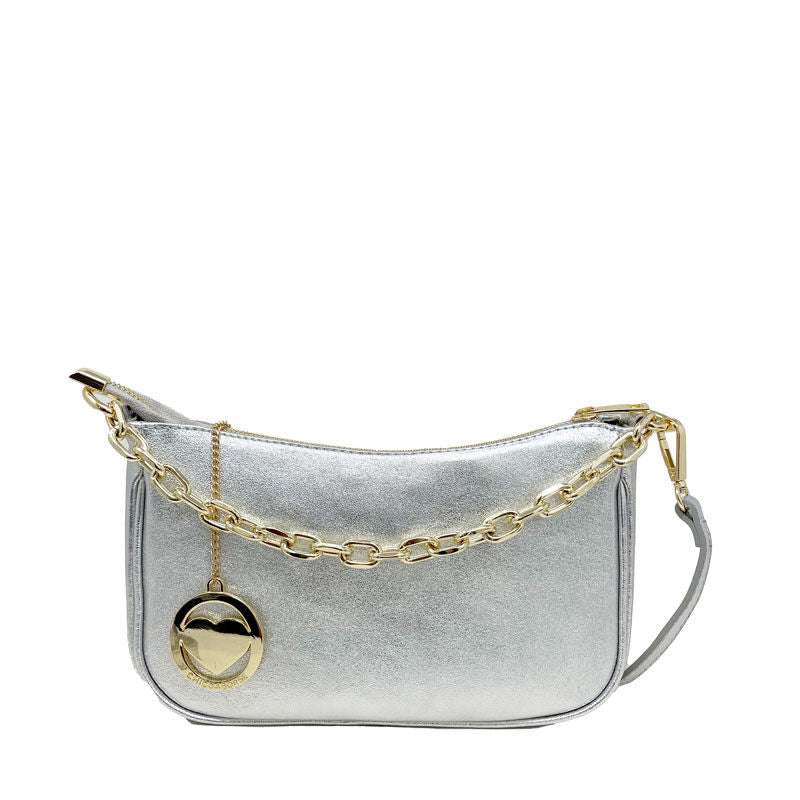Women's Small Shoulder Clutch Bag with Chain - K032 