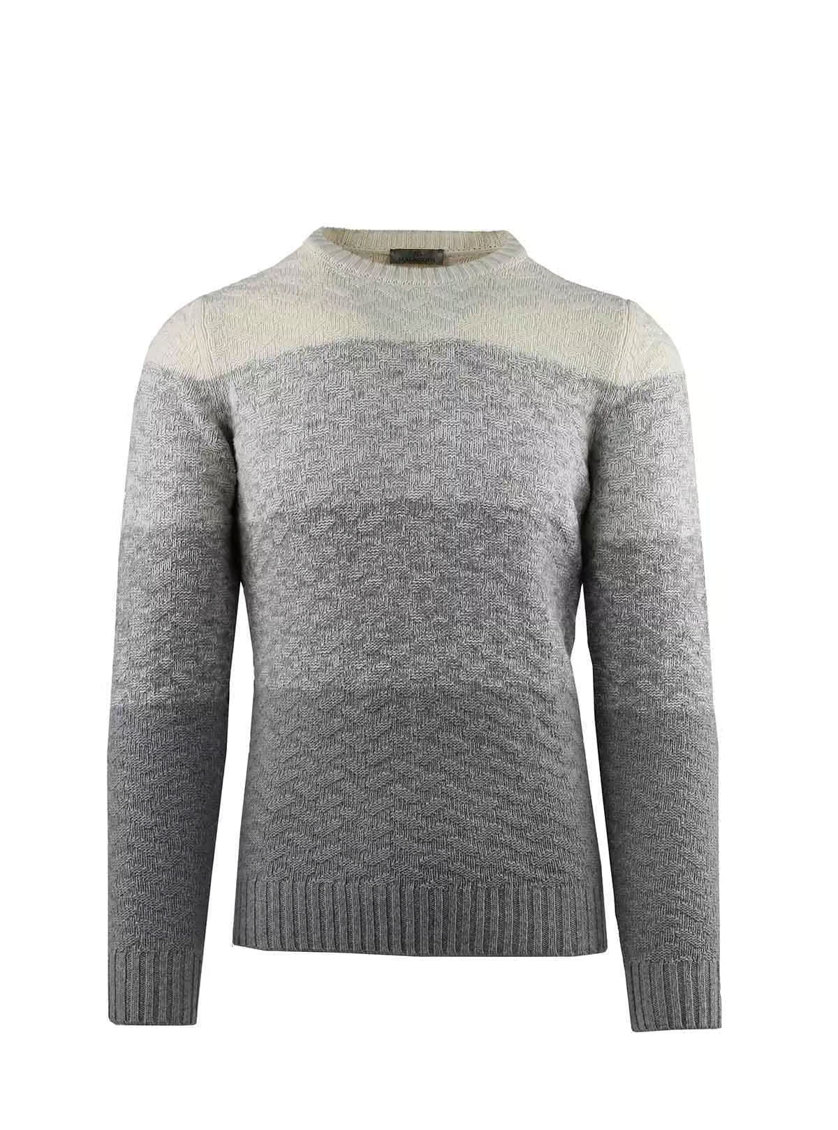 RECTANGLE TEXTURE CREW NECK