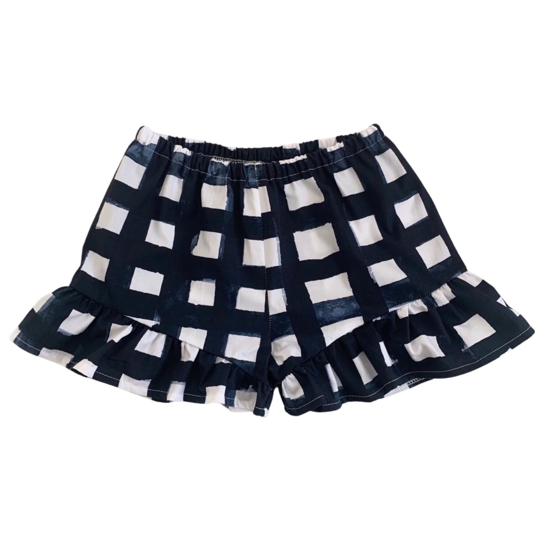 PRINTED CULOTTE WITH FRILLS