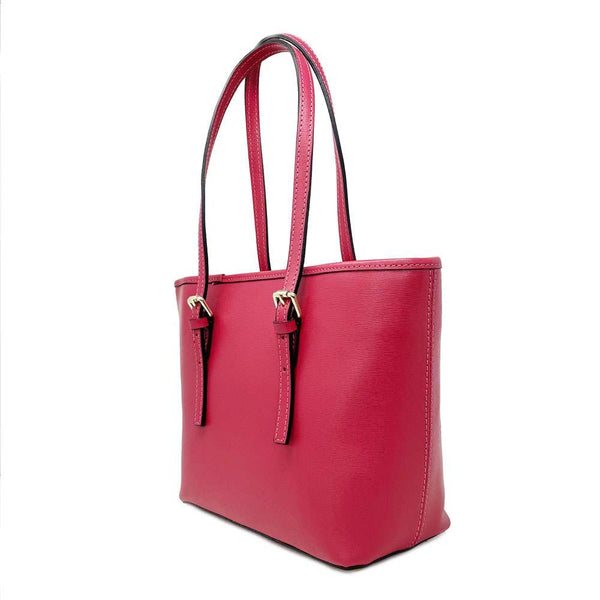 Women's Shoulder Bag Saffiano Leather Handmade - Cefalu' 3303. 