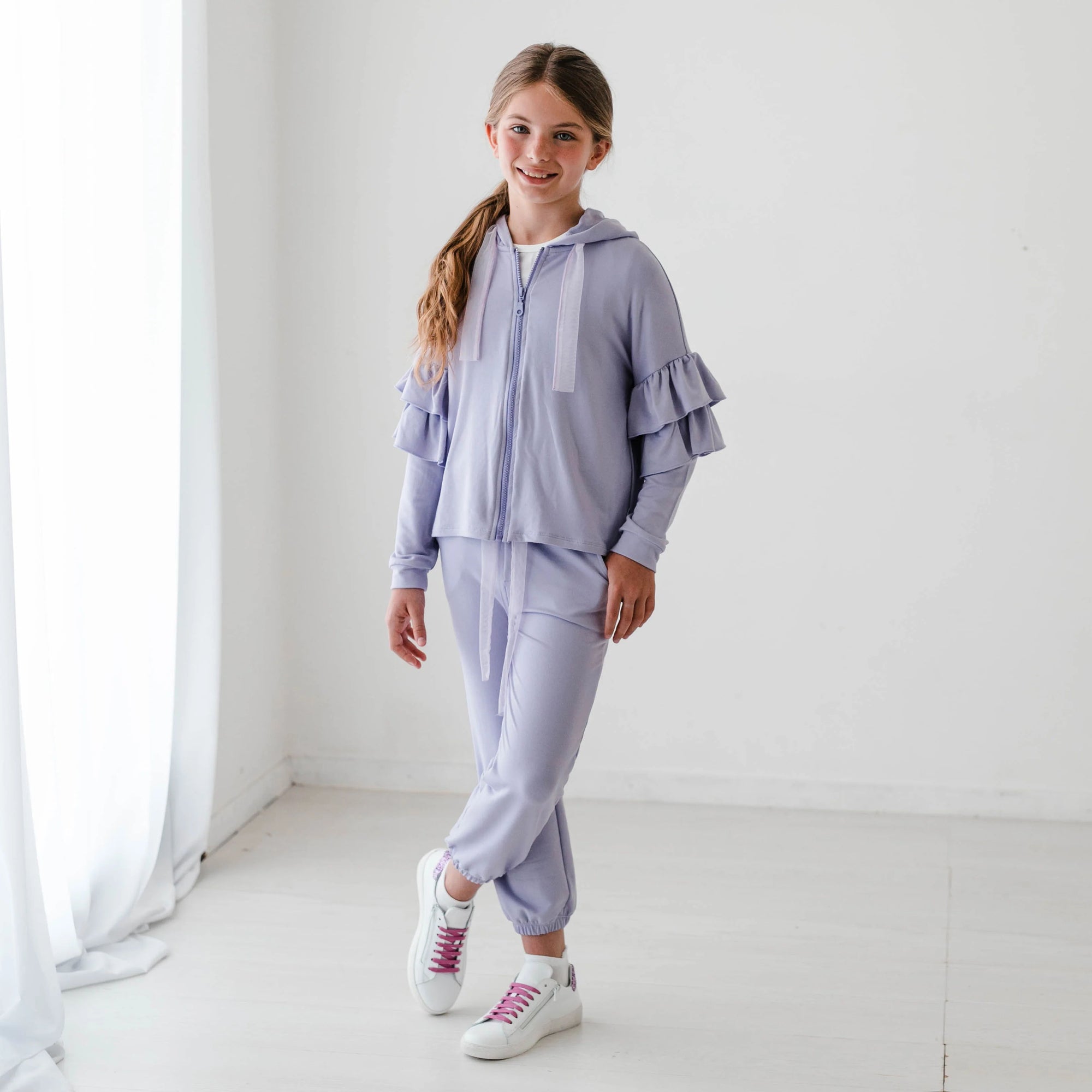 PANTALONI JOGGER IN FELPA