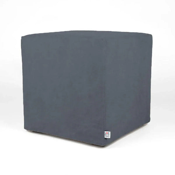 CUBE 55 | Cotton Footstool Pouf with Feet