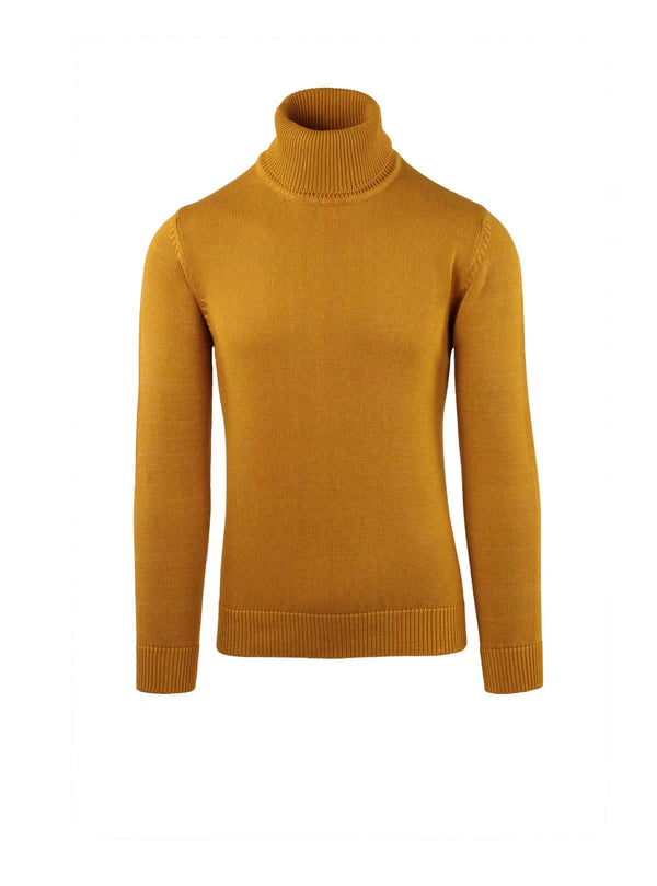 STONE WASHED SHAVED TURTLENECK