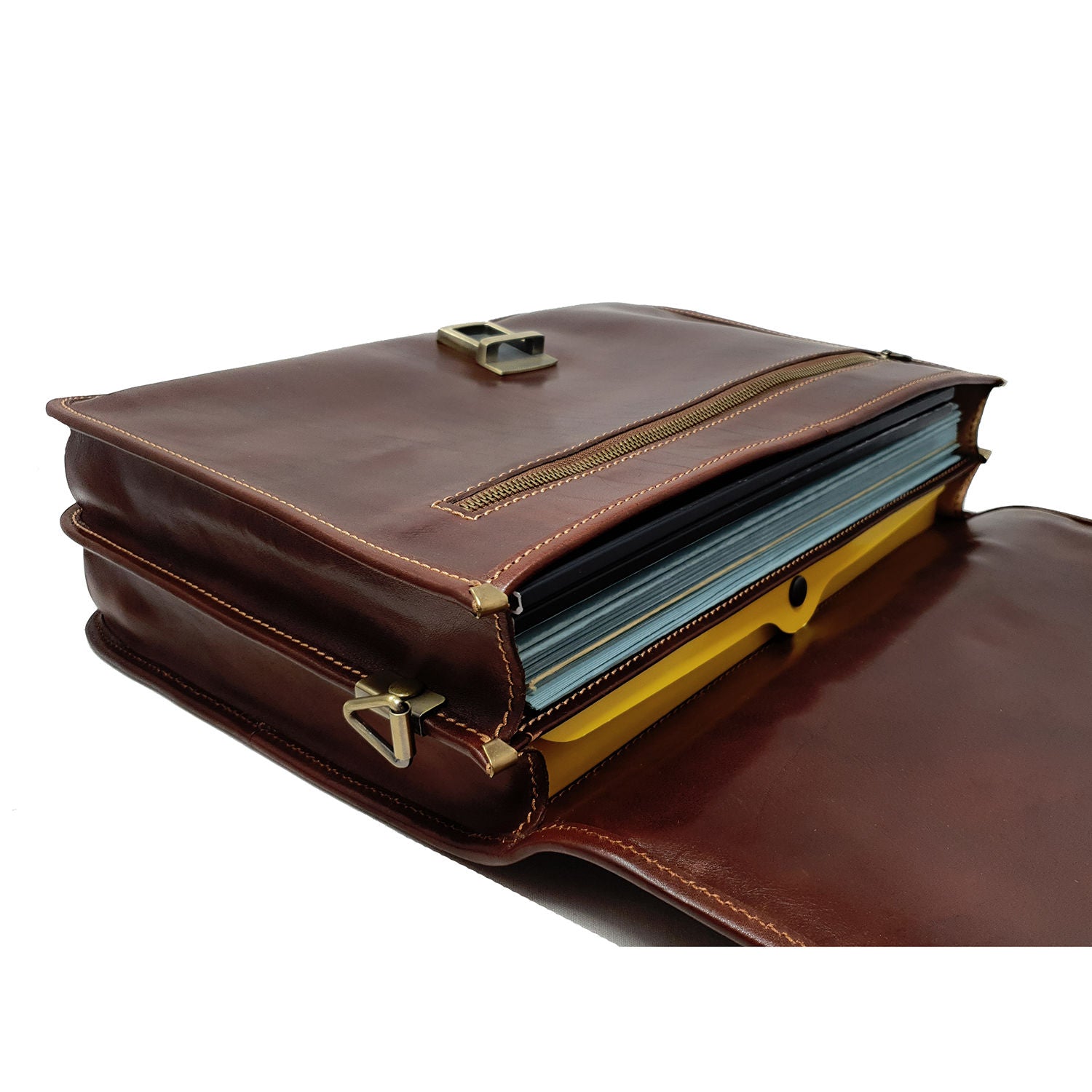 Borsa da lavoro Ventiquattrore Portadocumenti da Uomo in pelle - 39x29x10 Cm - G224
