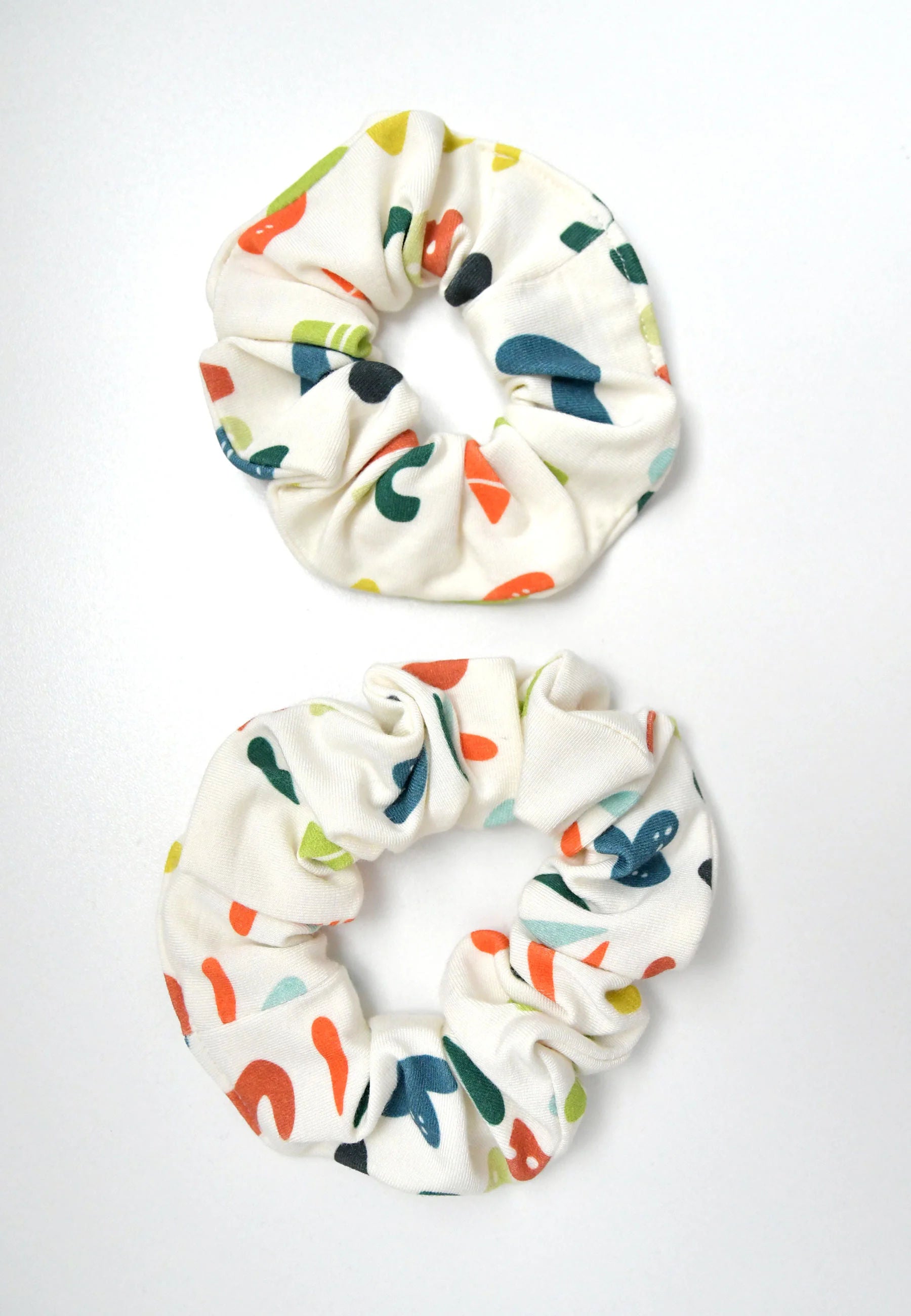 Chouchou (scrunchie) in bambù - ABC - Palloncino blu