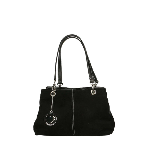 Women's Suede Handbag - 32x20x14 cm - 10028 