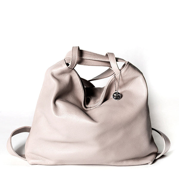 VENICE - Pink Dollar Leather Backpack/Bag