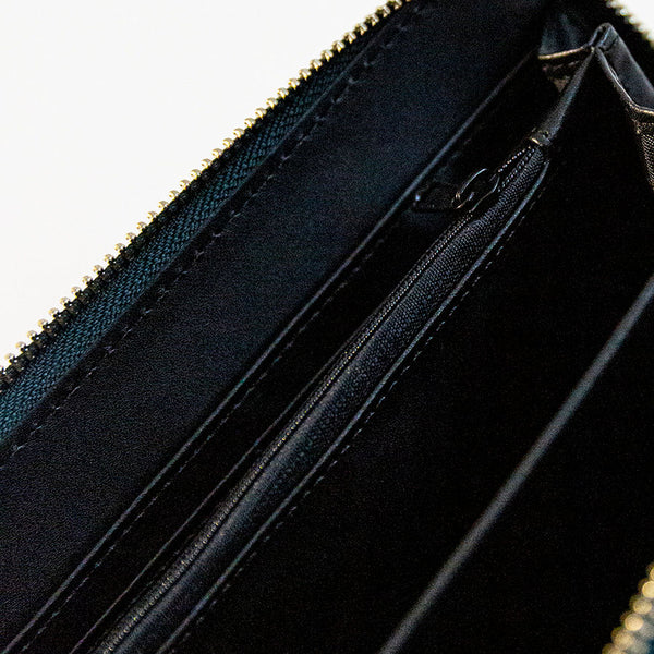 Large WALLET in lynx laminated leather