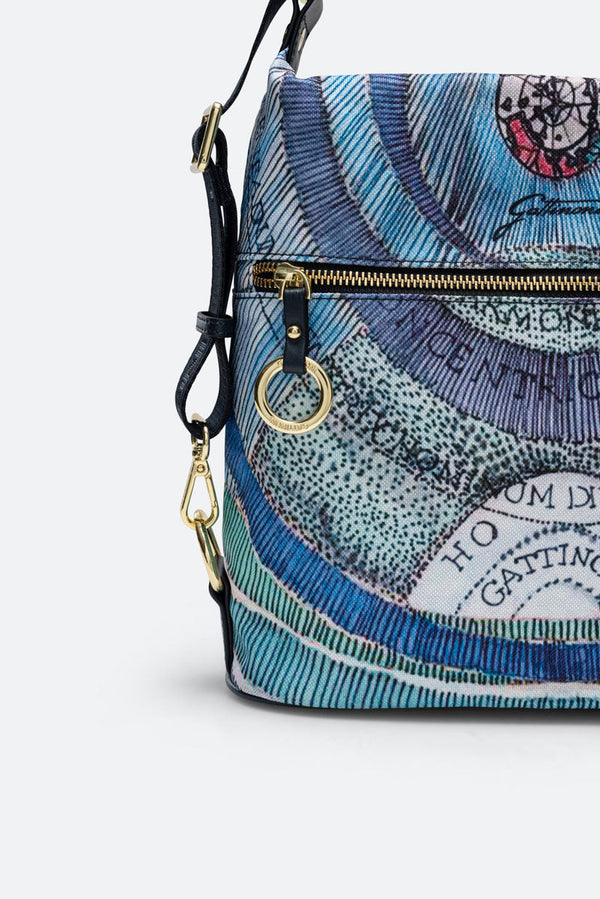 Zaino Hobo Maya Planetarium Aquamarine