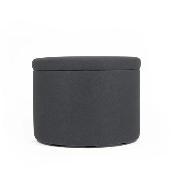 PANDORA 50 ROUND TEX, Pouf Contenitore Tessuto Rotondo 50 h42
