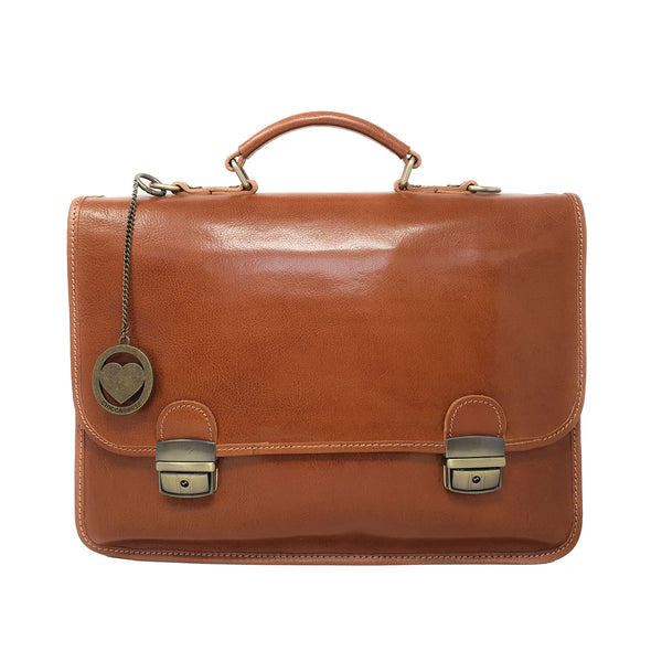 Borsa da lavoro Ventiquattrore Portadocumenti da Uomo Tracolla in pelle - 40x28x10 Cm - G225