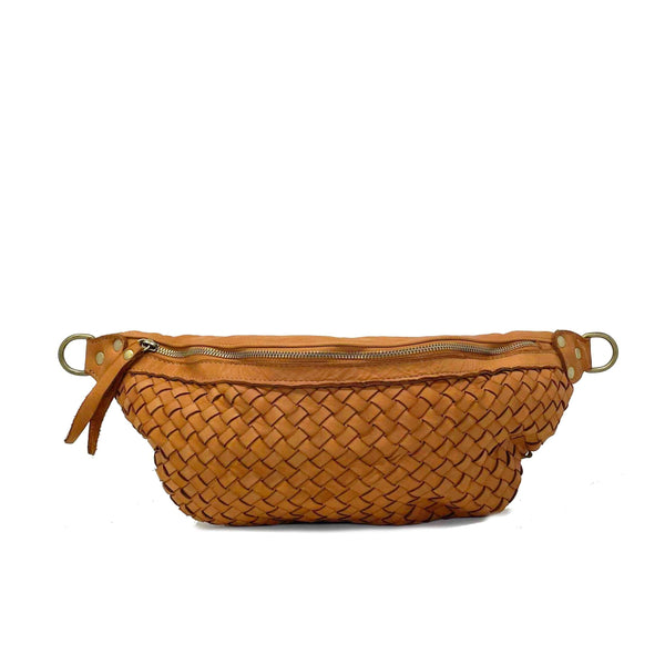 Unisex Vintage Style Soft Leather Crossbody Fanny Pack - K036 