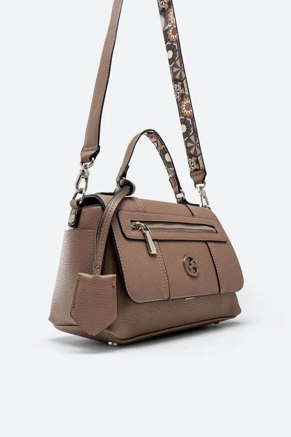 Denise Soft Taupe Shoulder Bag