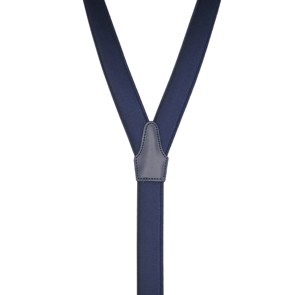 Elegant blue suspenders