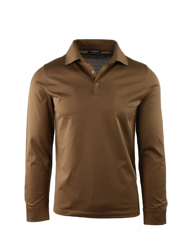 LONG SLEEVE POLO SHIRT COLLAR