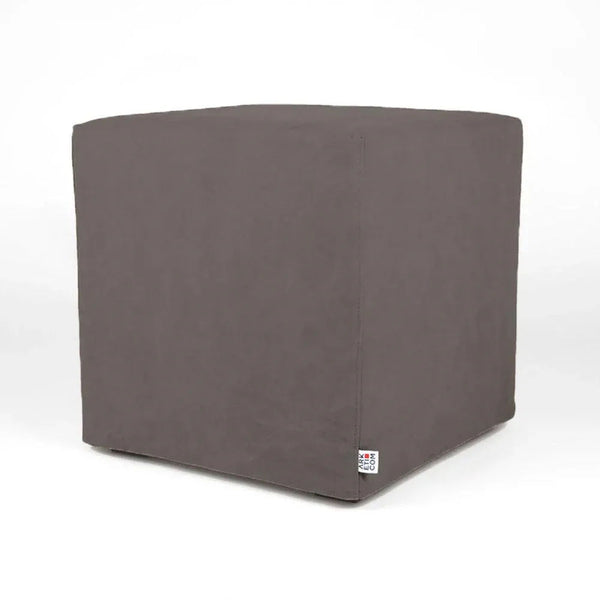 CUBE 55 | Cotton Footstool Pouf with Feet
