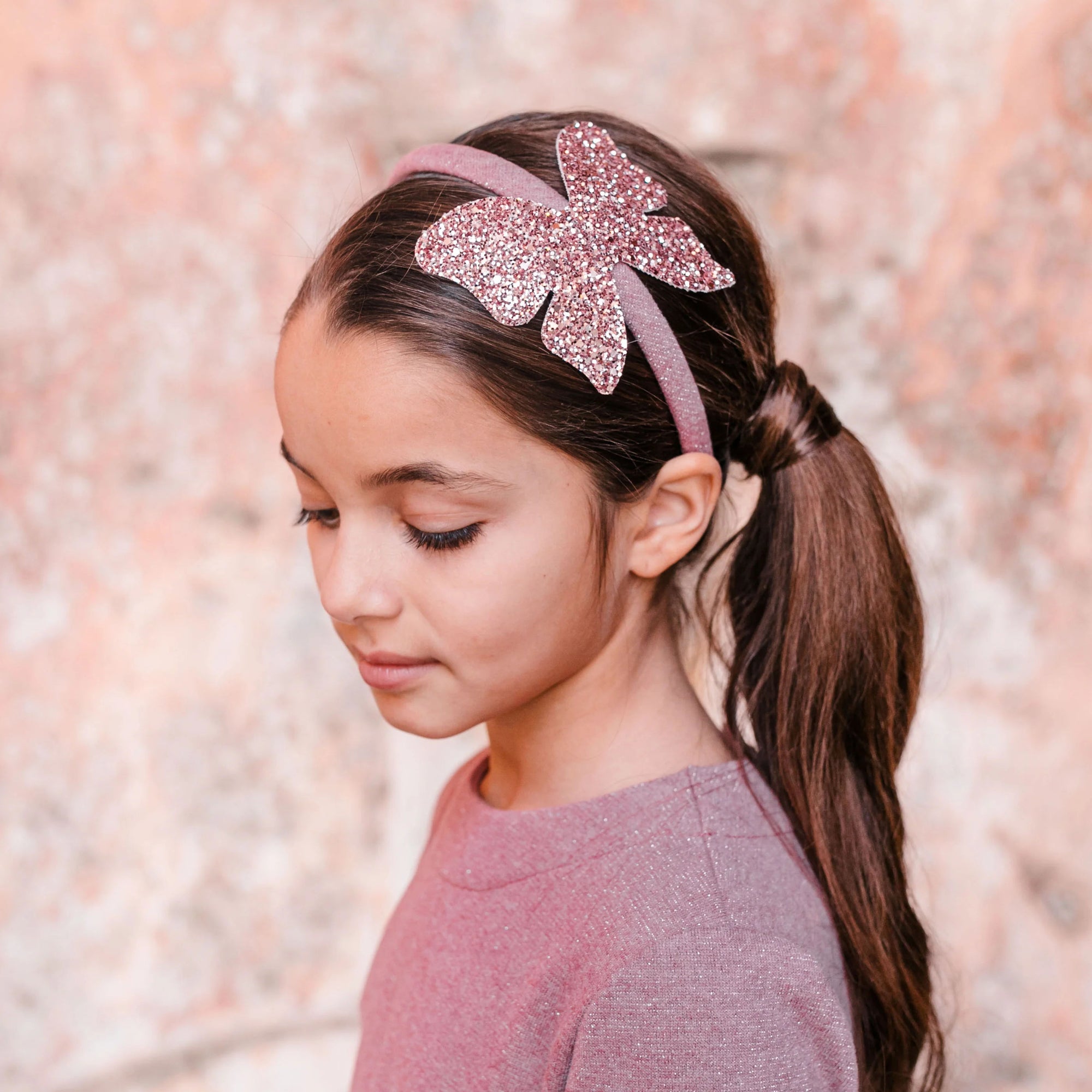 GLITTER BUTTERFLY HEADBAND