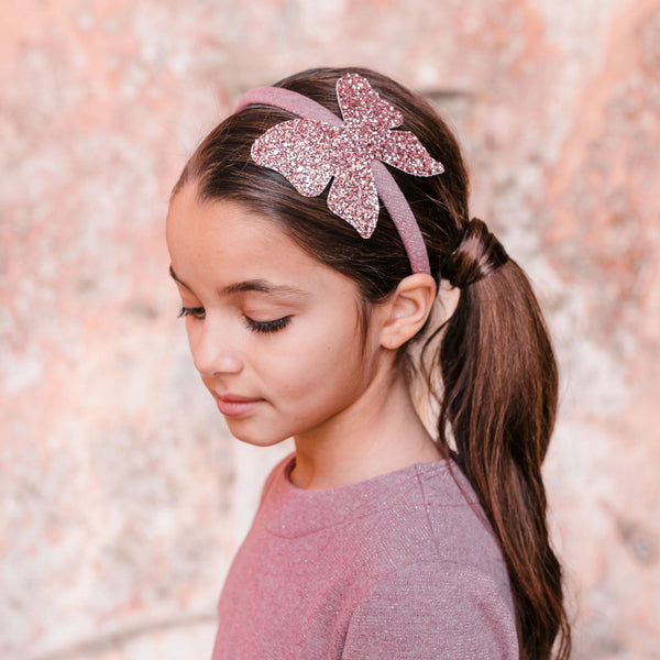GLITTER BUTTERFLY HEADBAND