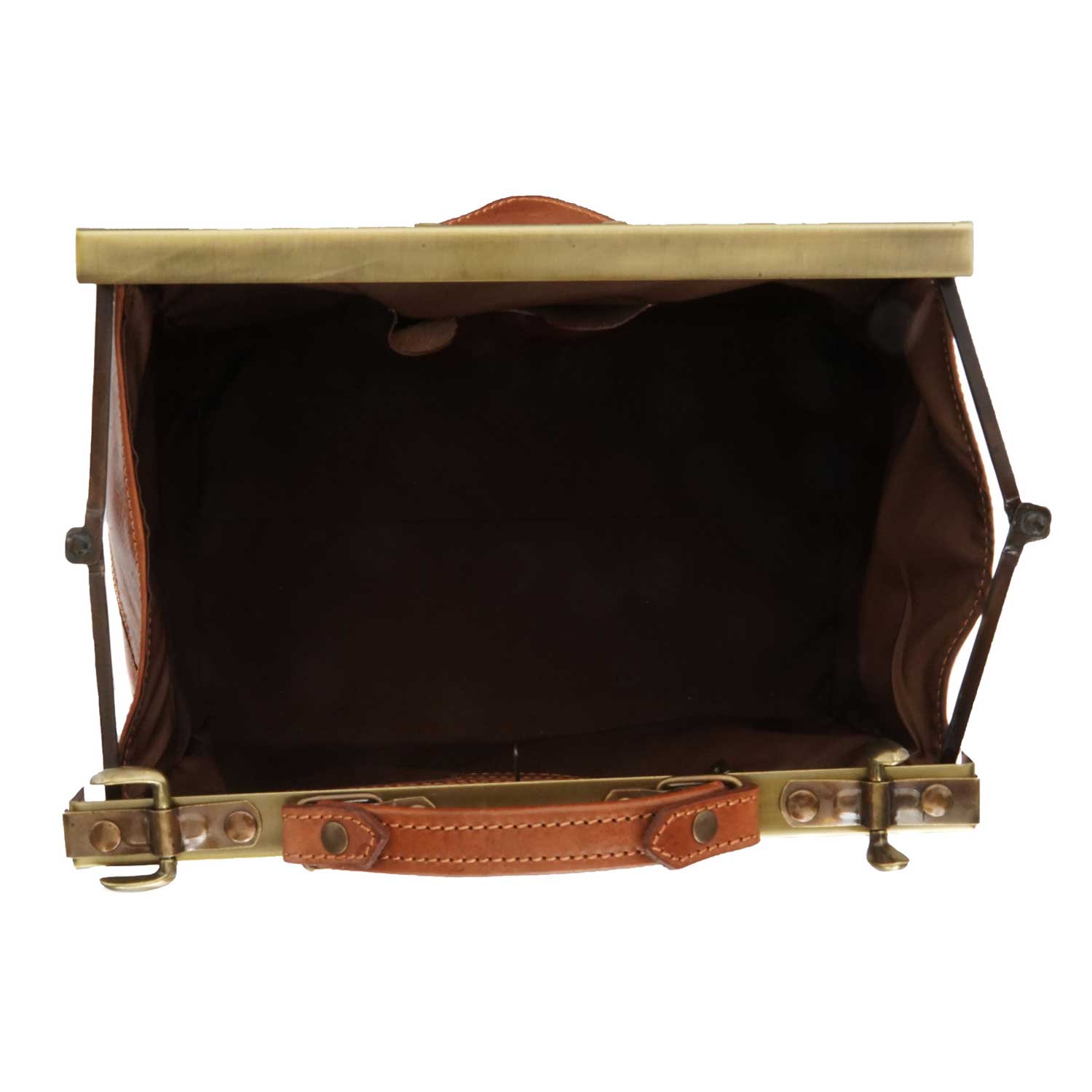 Unisex Leather Work Bag - 45 x 35 x 20 Cm - 2005 