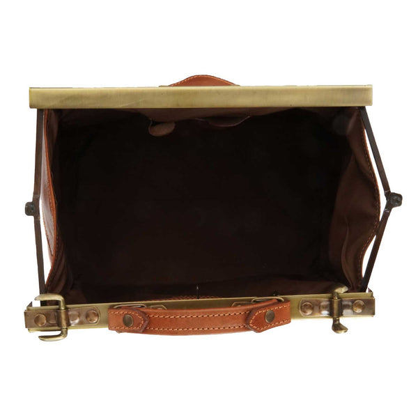 Unisex Leather Work Bag - 45 x 35 x 20 Cm - 2005 