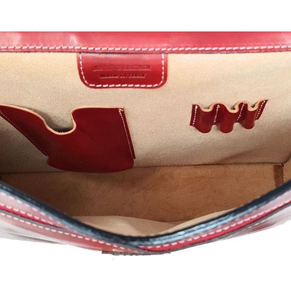 24 Hour Work Bag Men's Document Holder Leather Briefcase - 39x29x8 Cm - G904 