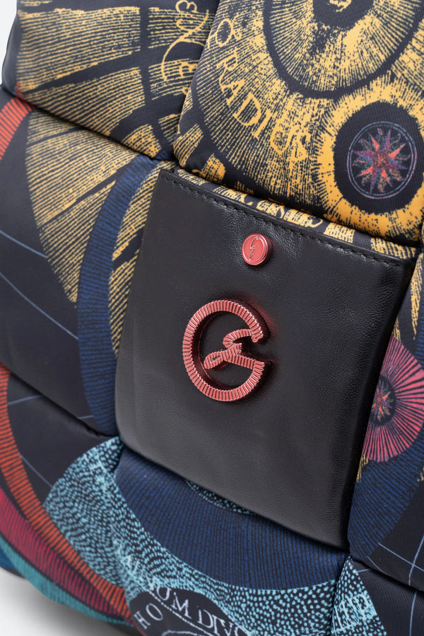 Planetarium Black Quilted Bag