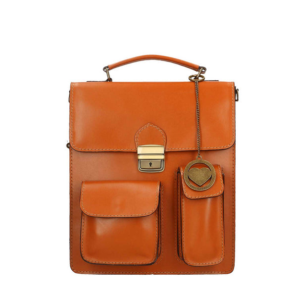 Business bag, men's leather bag - 27x32x10 cm - 7013 