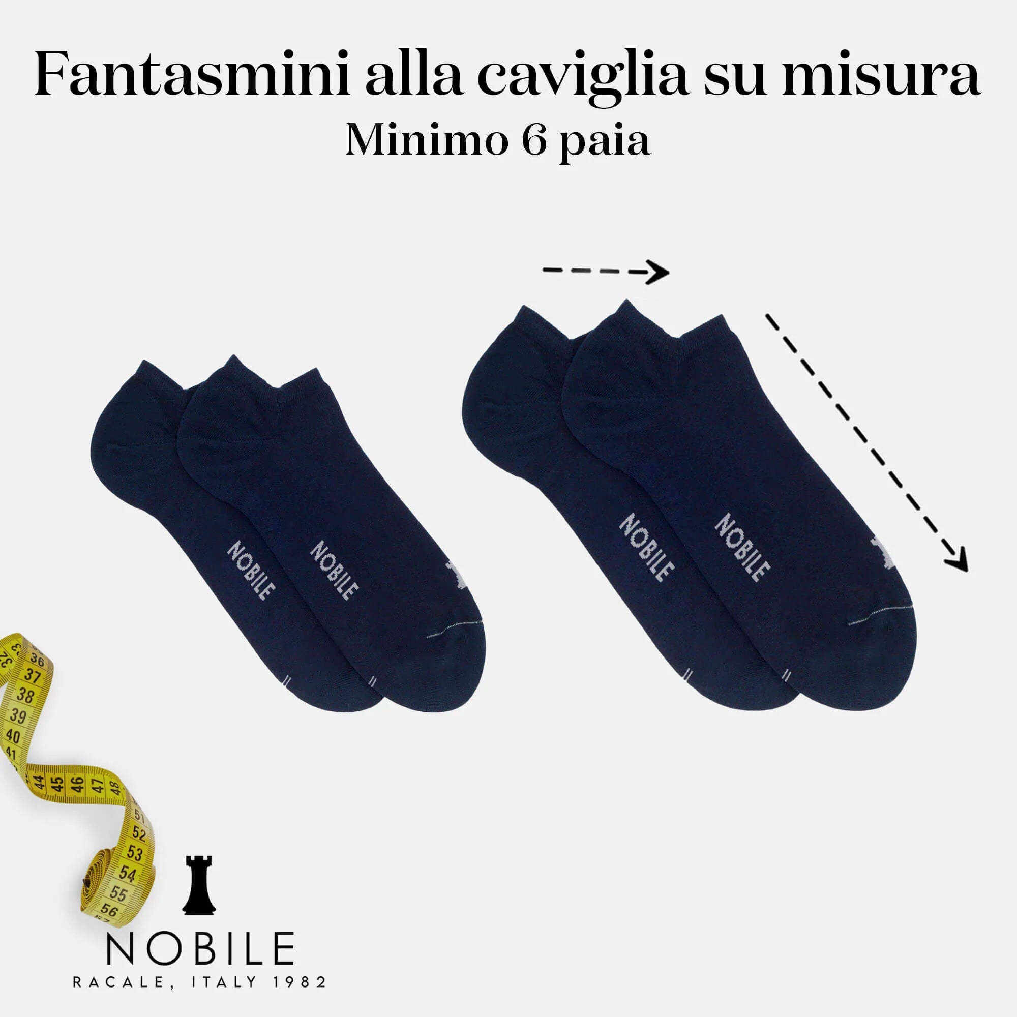 Made to Measure - Ankle Socks (6 Pairs and Up)