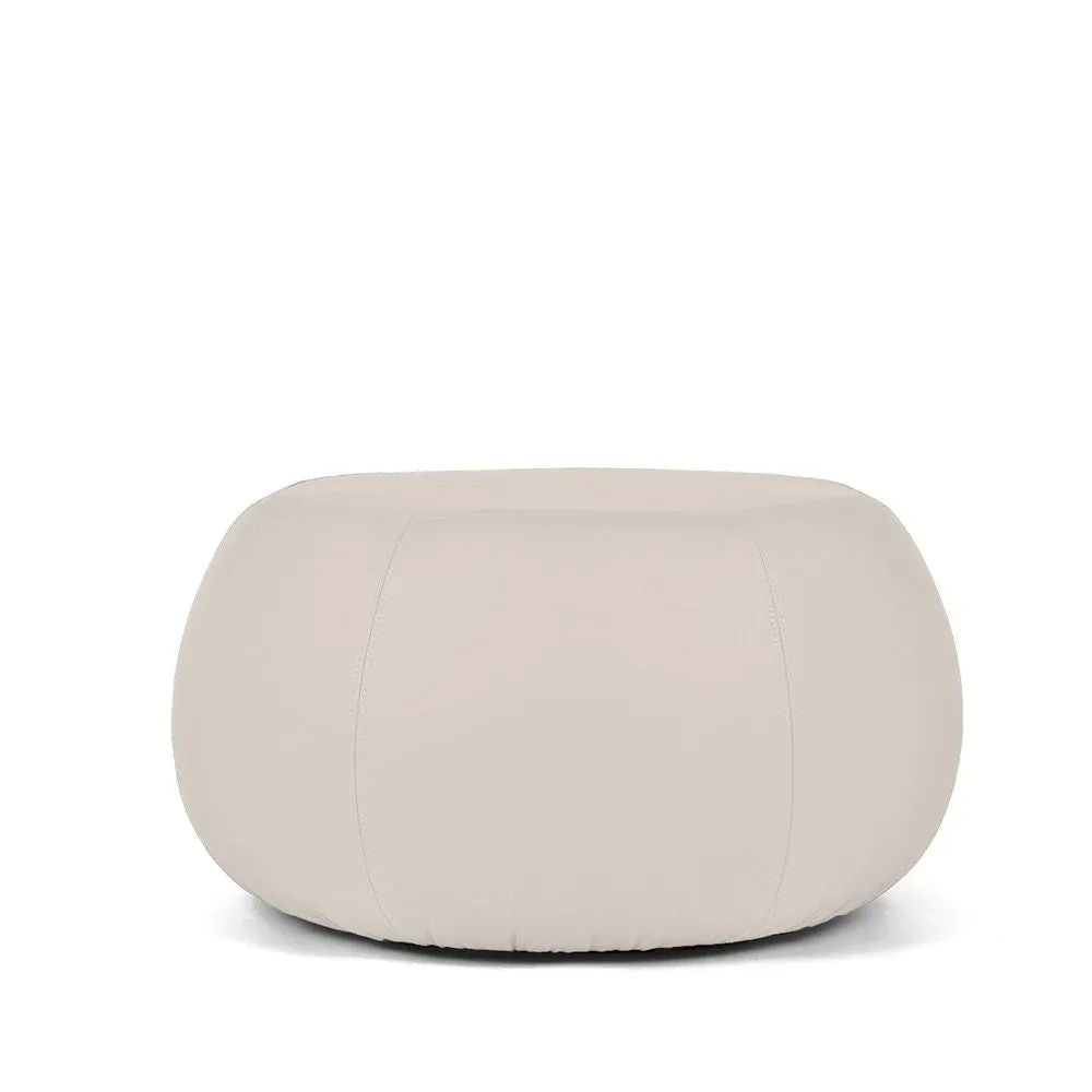 COCOON ECO M,  Pouf Design Rotondo in Ecopelle 64x45